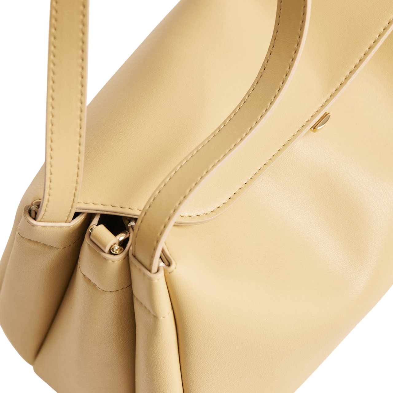 Themoirè Eudora Vegan Fabric Shoulder Bag Bruin