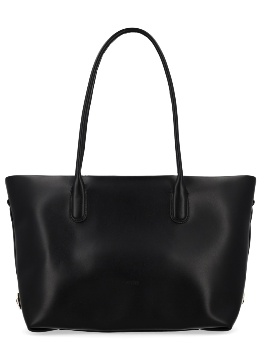 Themoirè Tallia Large Structured Matte Tote Bag Zwart