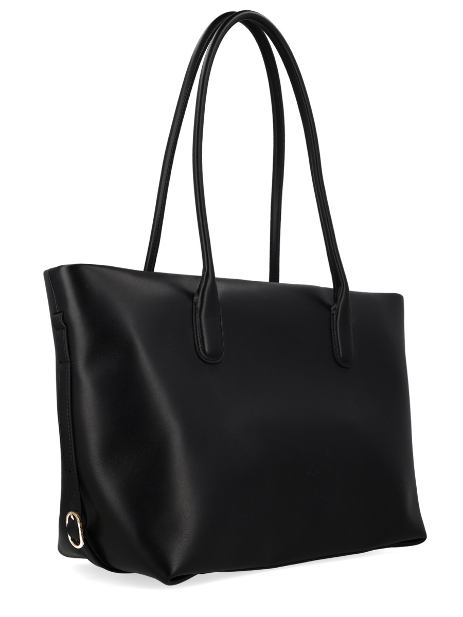 Themoirè Tallia Large Structured Matte Tote Bag Zwart