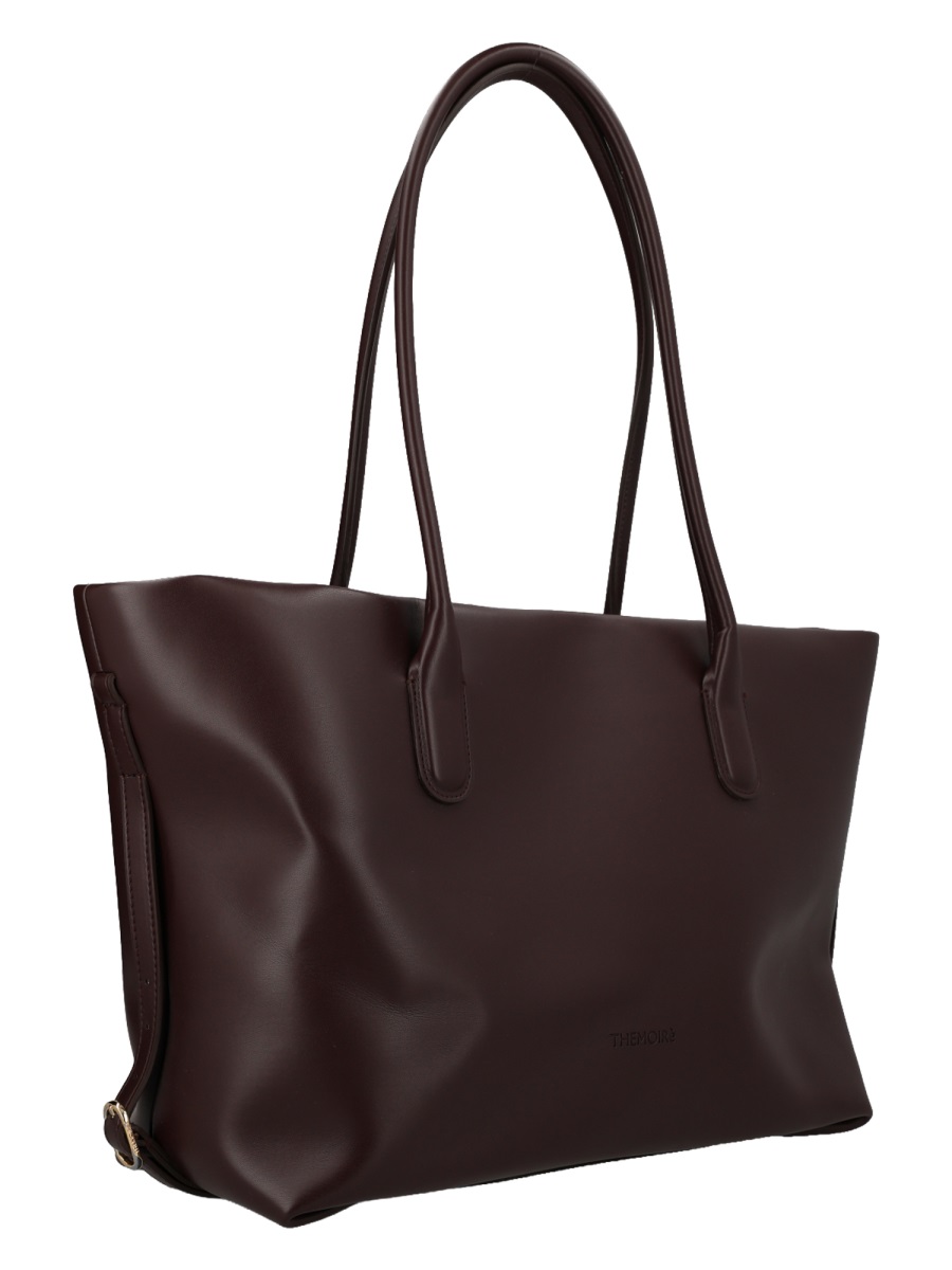 Themoirè Neutrals Tallia Sustainable Rectangular Tote Bag Zwart