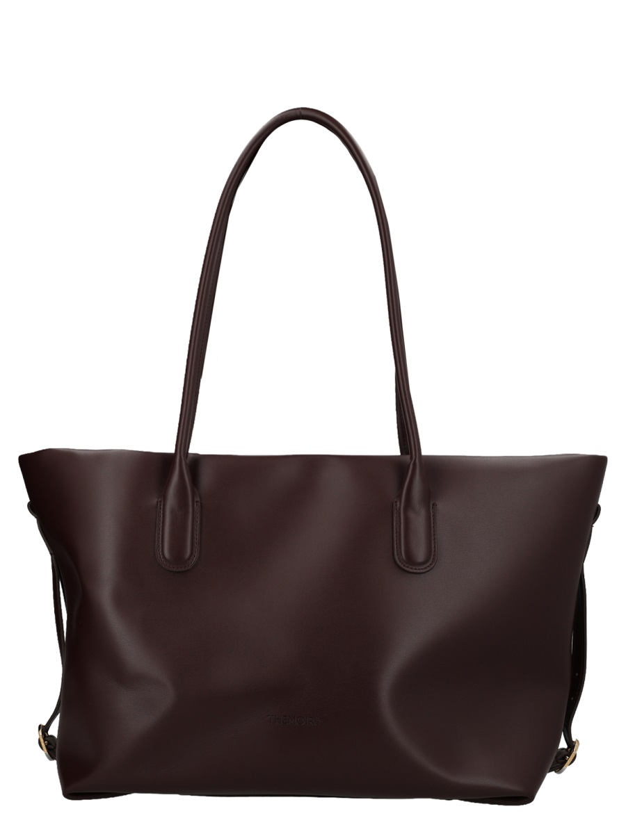 Themoirè Neutrals Tallia Sustainable Rectangular Tote Bag Zwart