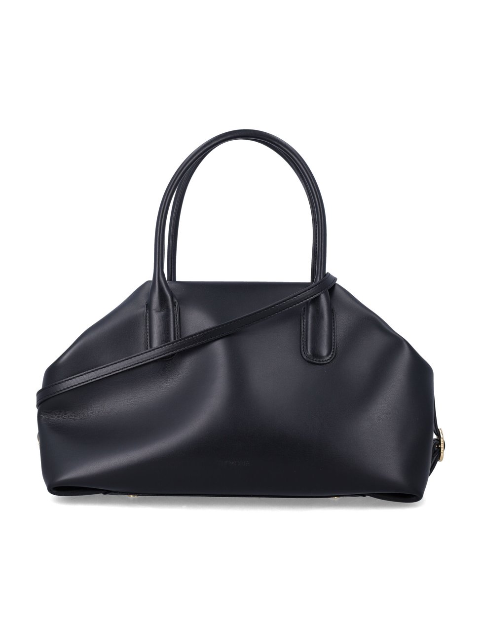 Themoirè Tallia Trank Buckle Vegan Leather Shopper Zwart