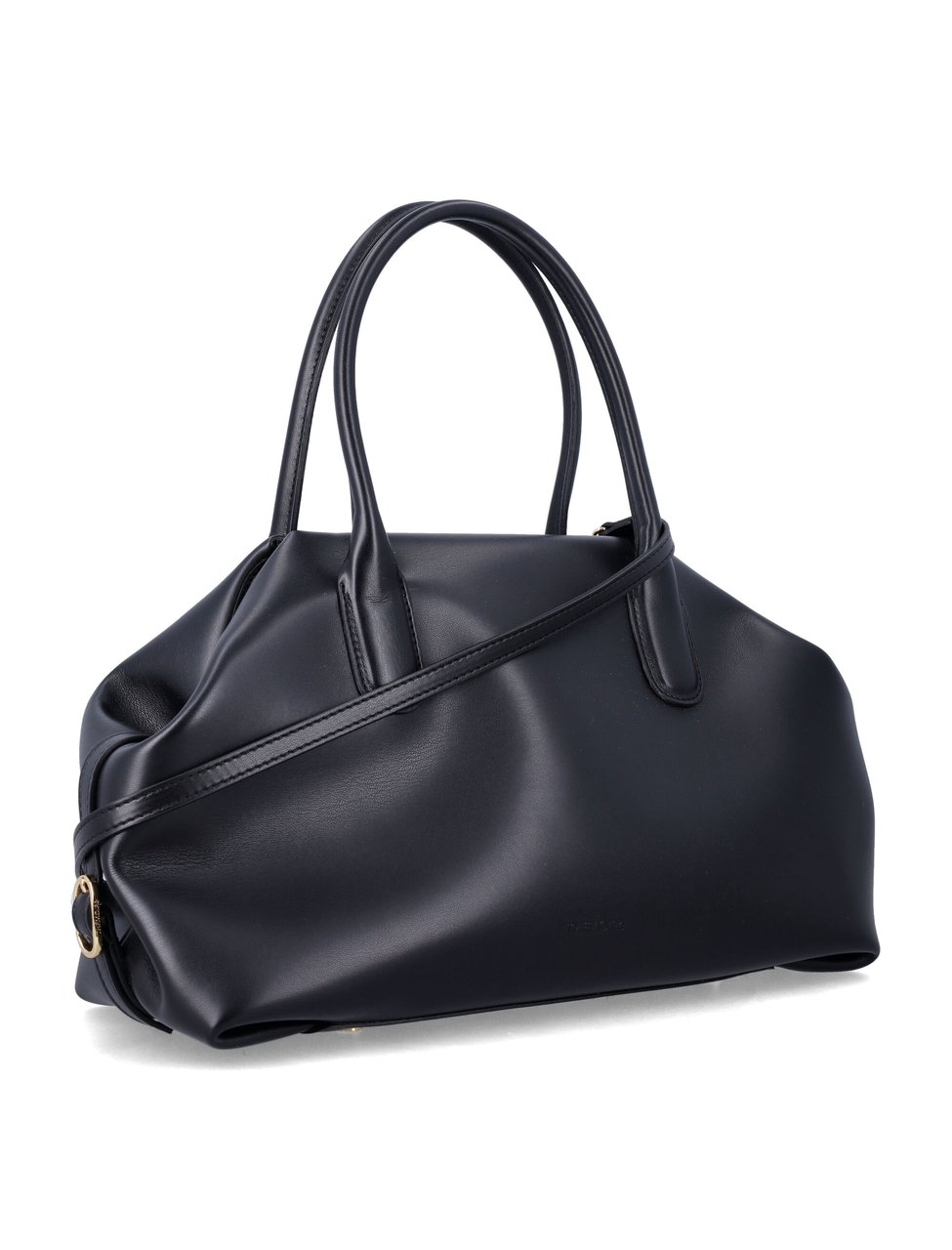 Themoirè Tallia Trank Buckle Vegan Leather Shopper Zwart