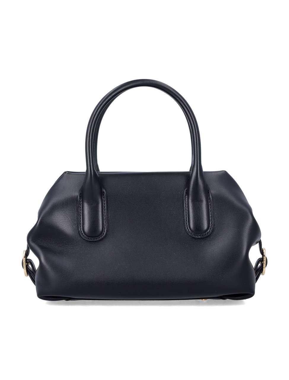 Themoirè Tallia Trank Buckle Vegan Leather Shopper Zwart