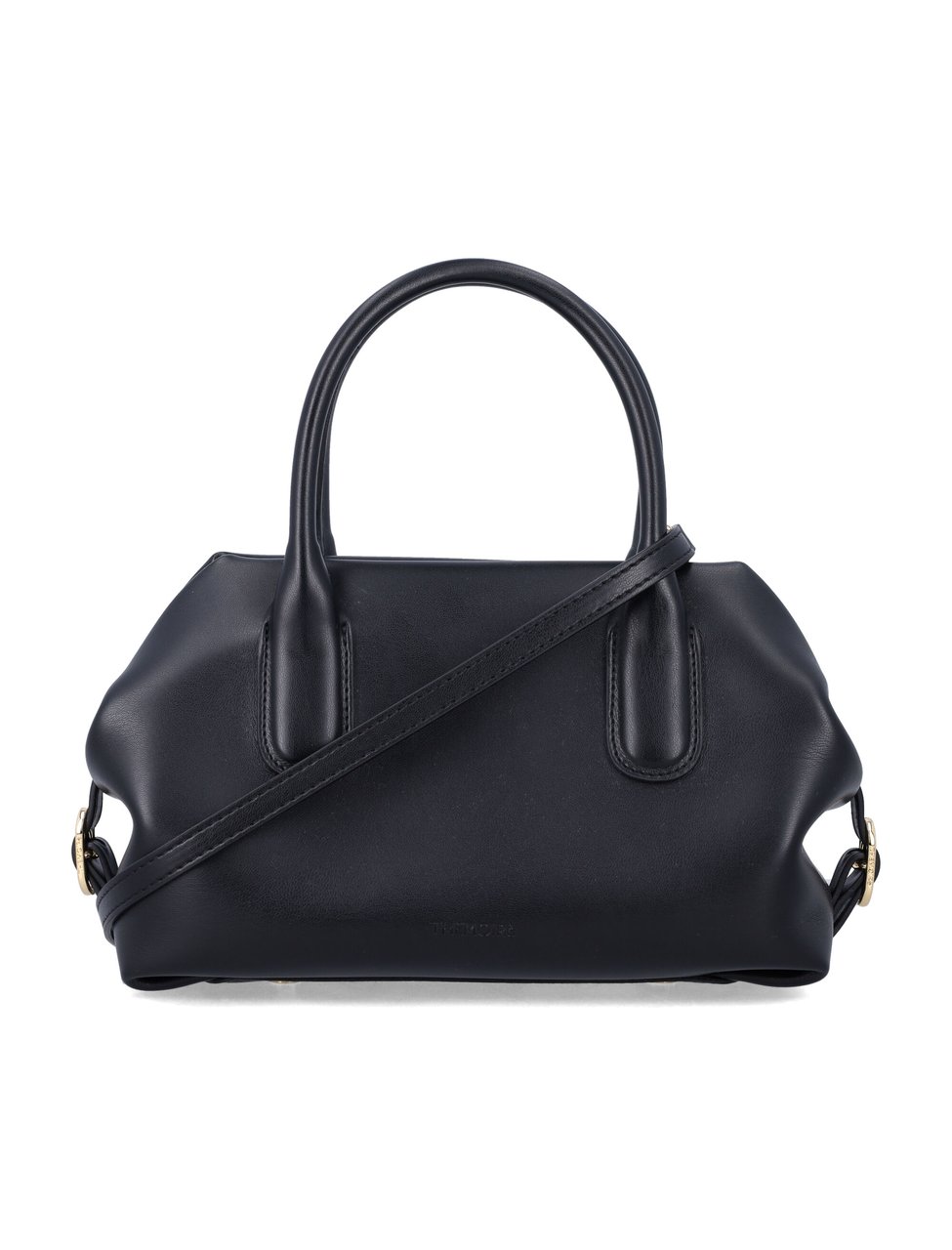 Themoirè Tallia Trank Buckle Vegan Leather Shopper Zwart