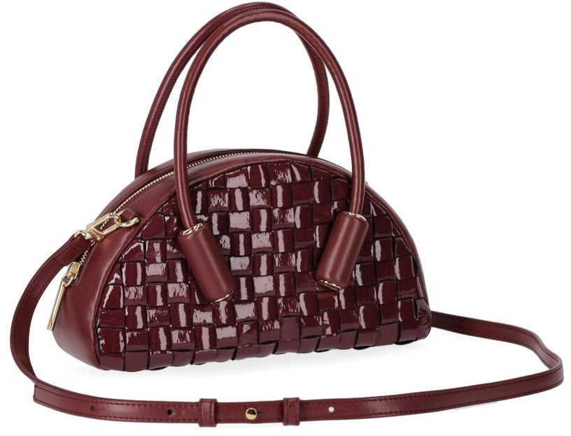 Themoirè THEMOIRè SELENE NAPLAK POMEGRANATE HANDBAG Rood