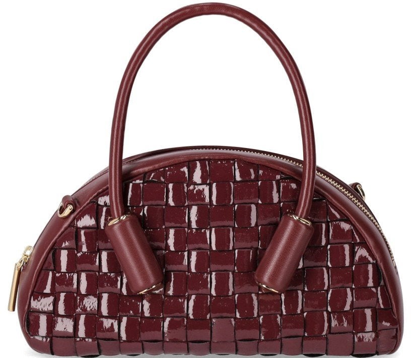 Themoirè THEMOIRè SELENE NAPLAK POMEGRANATE HANDBAG Rood