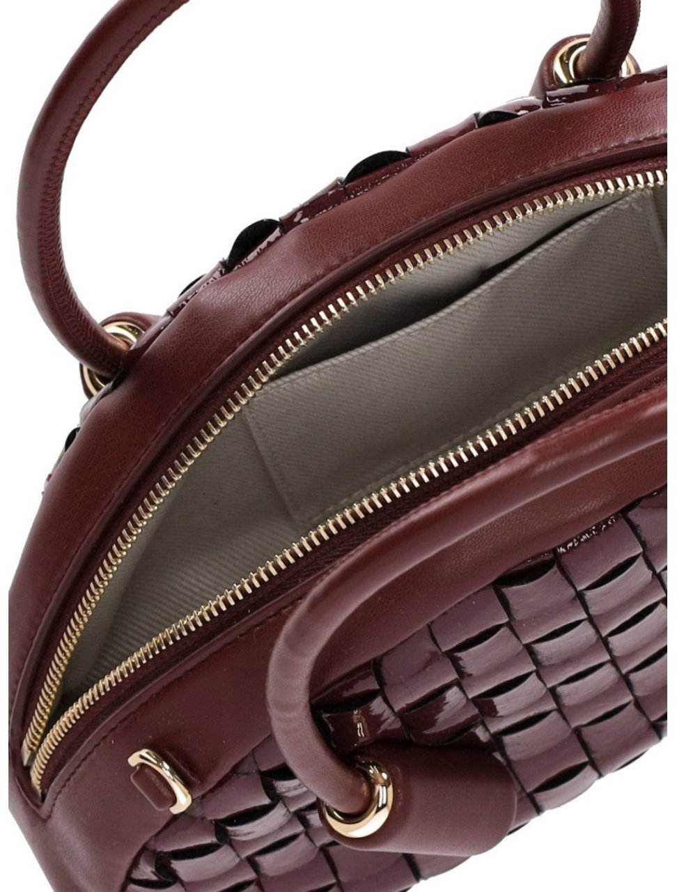 Themoirè THEMOIRè SELENE NAPLAK POMEGRANATE HANDBAG Rood