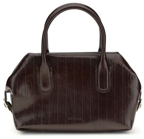 Themoirè THEMOIRè Brown Polyethylene Shoulder Bag Bruin