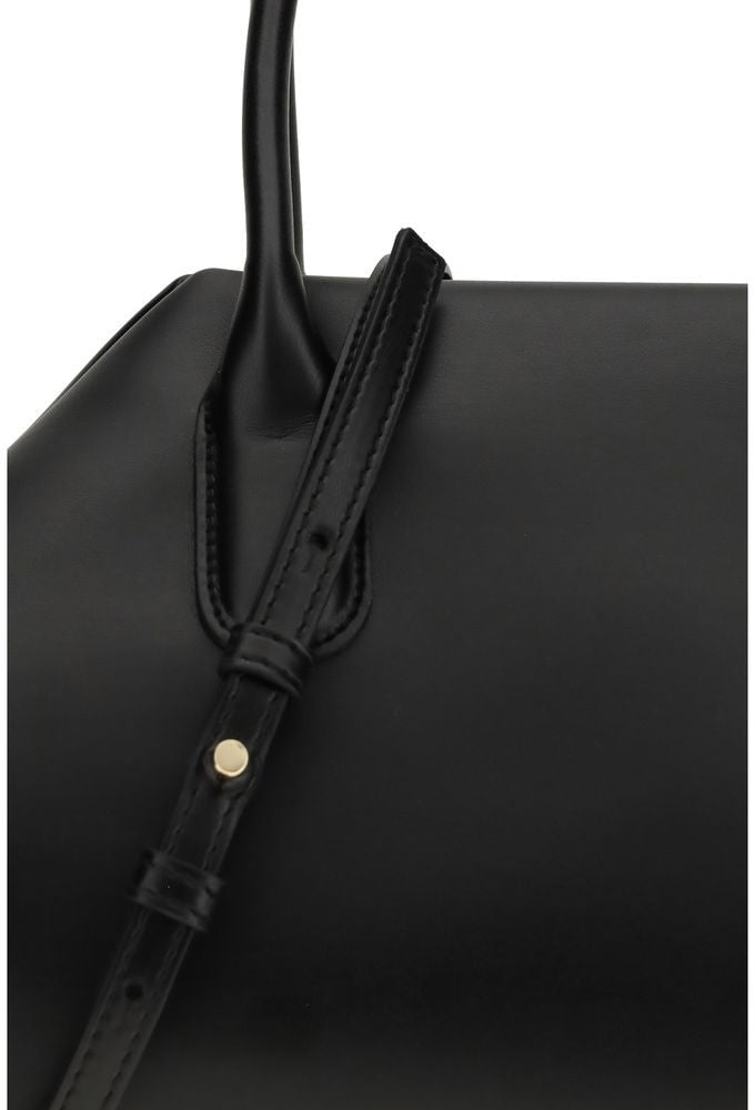 Themoirè THEMOIRè Black Other Fibres Shoulder Bag Zwart