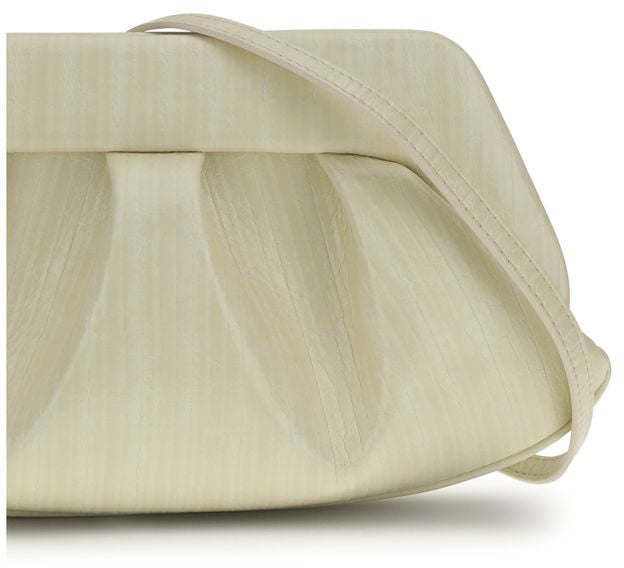 THEMOIRè White Polyethylene Clutch Bag Wit