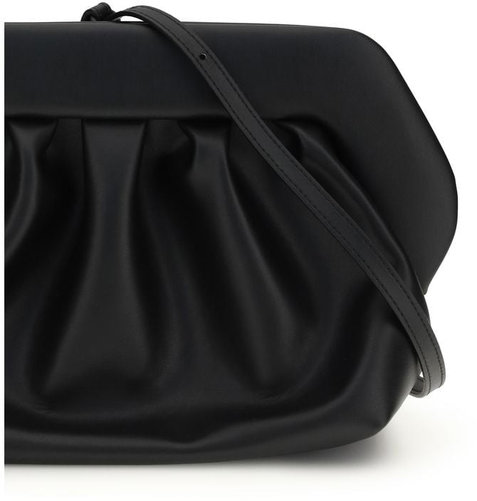 Themoirè THEMOIRè Black Polyethylene Clutch Bag Zwart