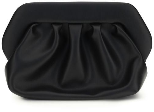 Themoirè THEMOIRè Black Polyethylene Clutch Bag Zwart