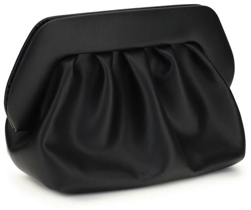 Themoirè THEMOIRè Black Polyethylene Clutch Bag Zwart