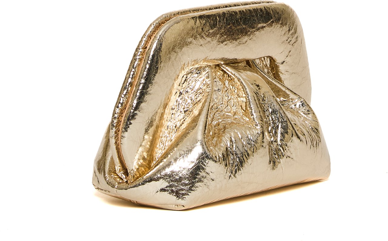 Themoirè Clutch Specchio Oro Goud