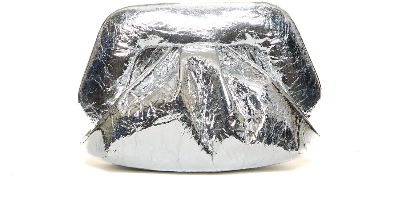 Themoirè Clutch Specchio Argento Zilver