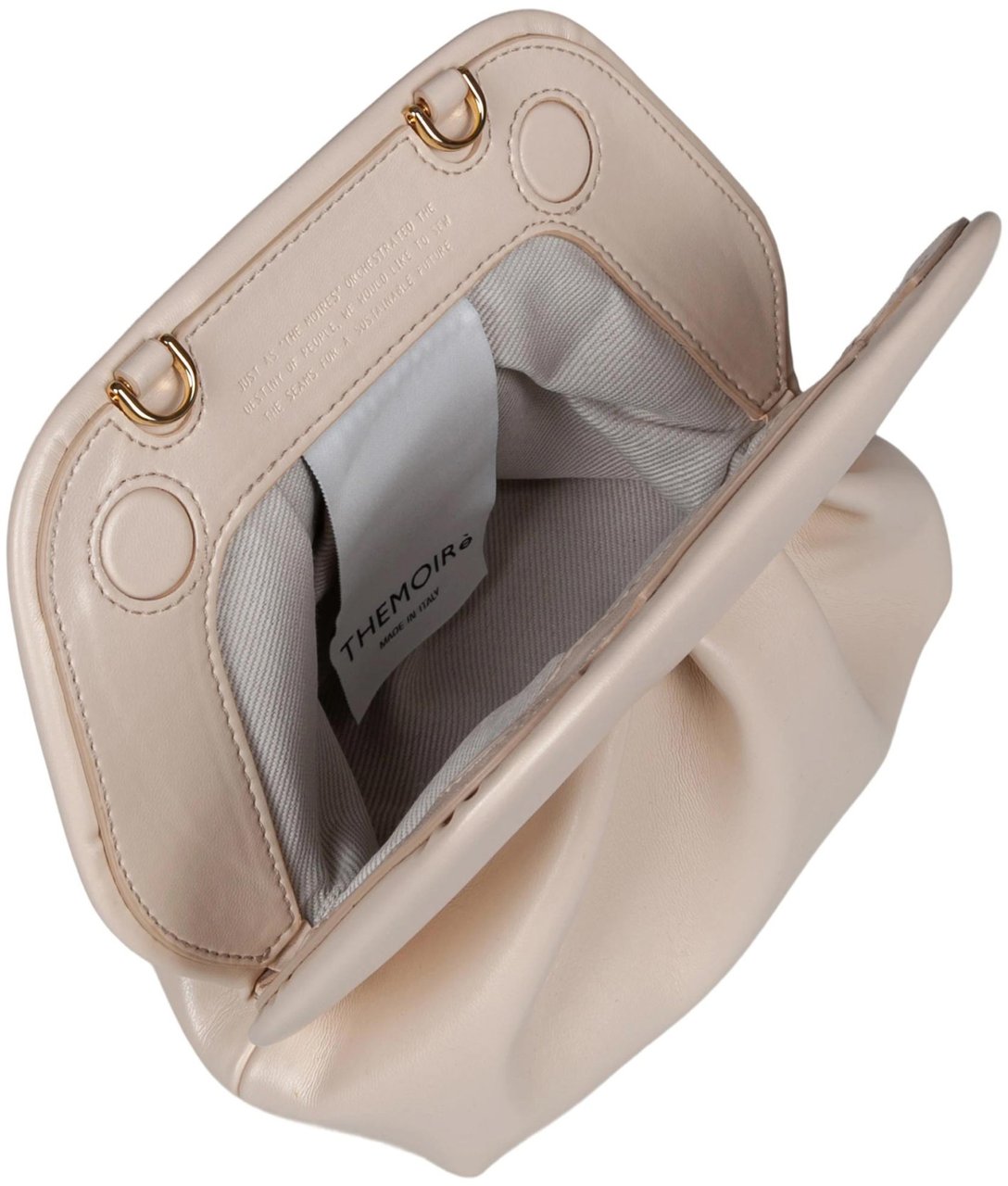 Themoirè Themoirè bios handbag in butter-coloured eco-leather Geel