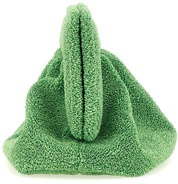 Themoirè Bios Top Handle Bag Groen