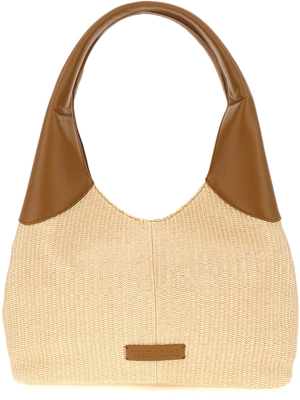 Themoirè Themoire Straw Ninfa handbag Neutraal