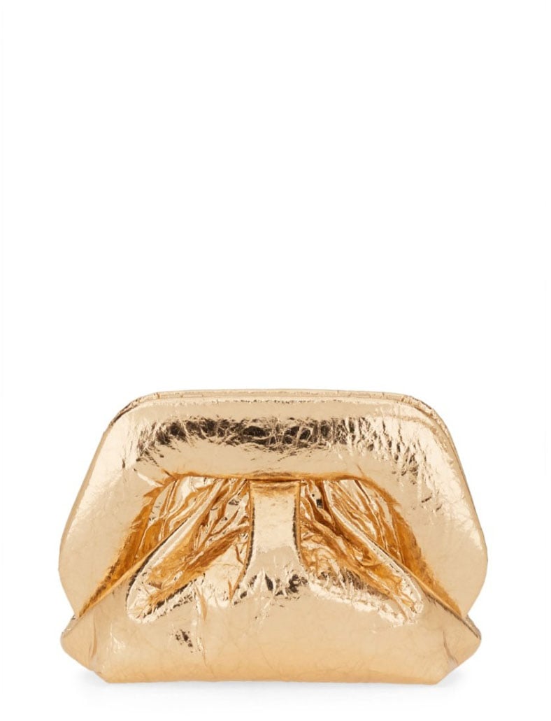 Themoirè "Gea" Clutch Goud