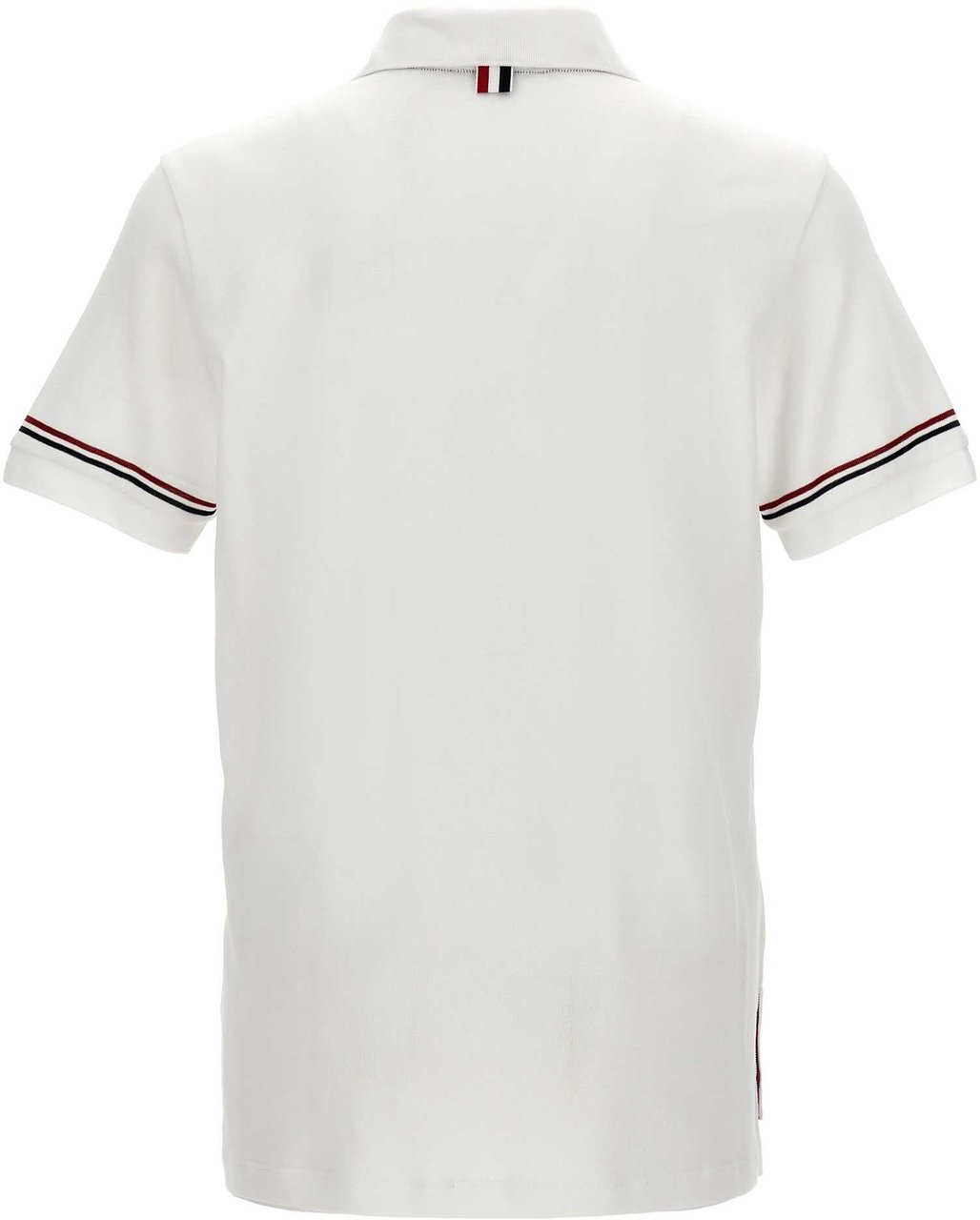 Thom Browne White Cotton Polo Shirt Wit