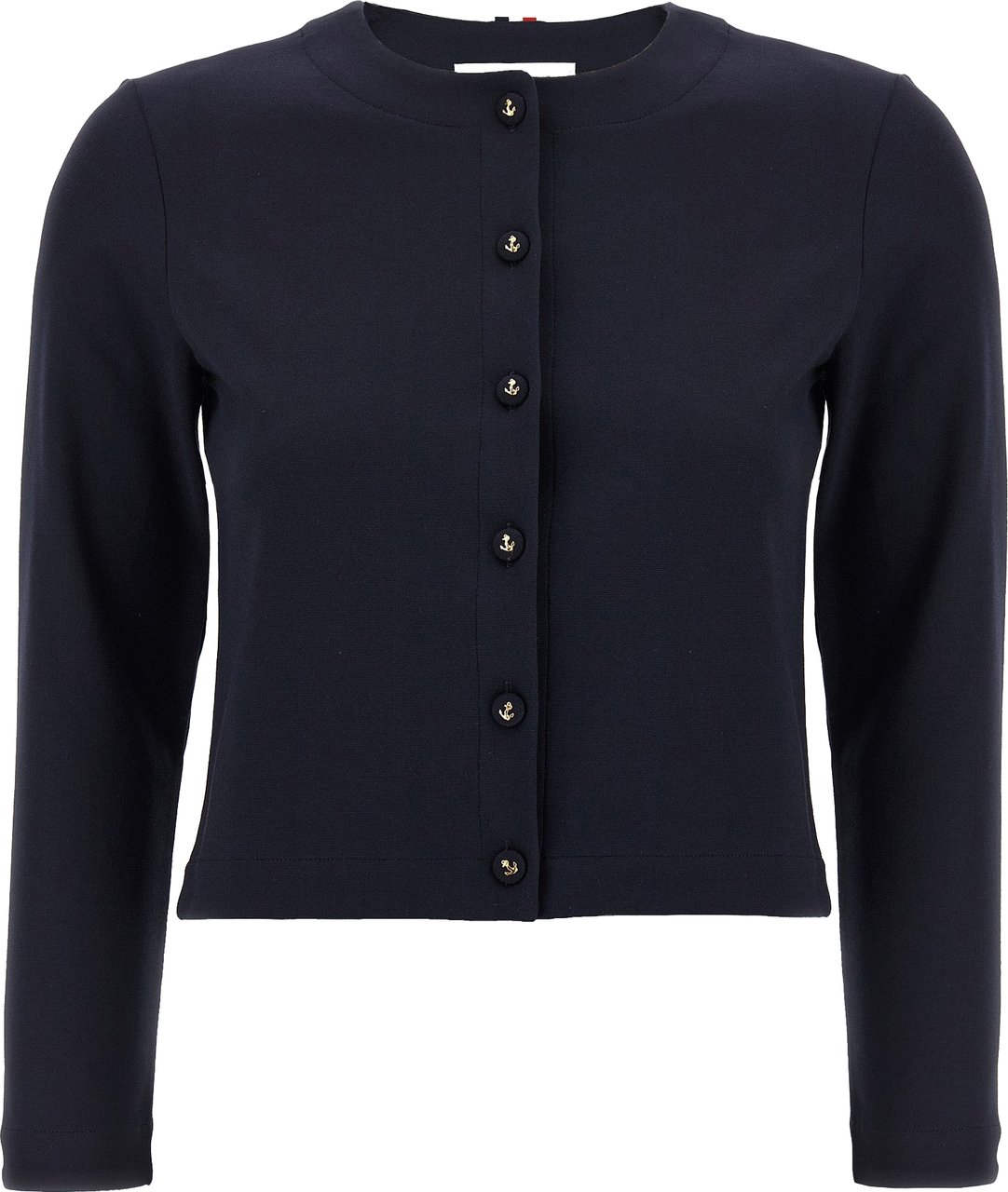 Thom Browne Blue Viscose Cardigan Blauw