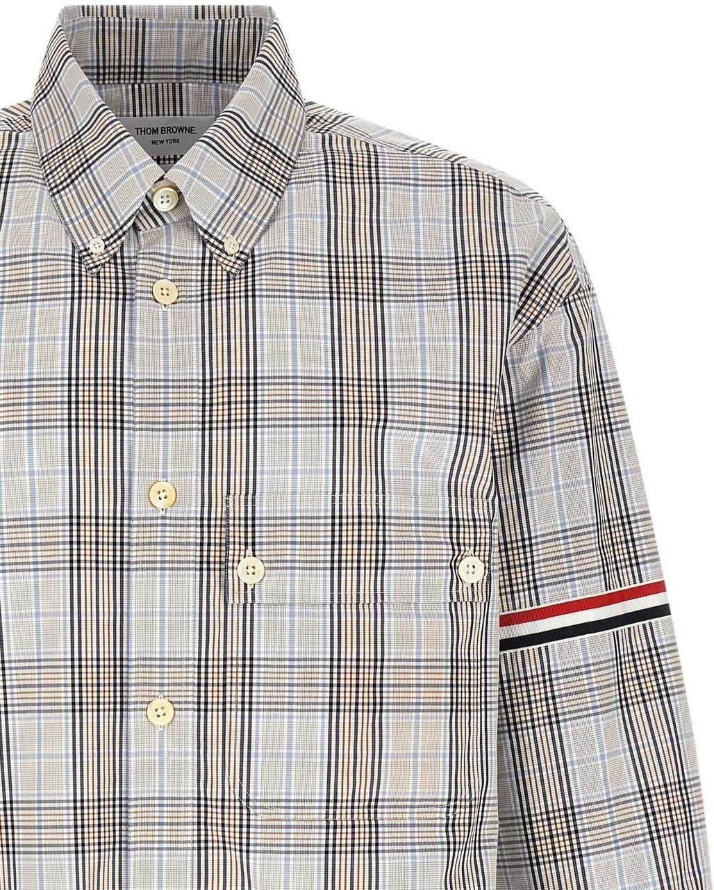 Thom Browne Multicolor Cotton Blouse Divers