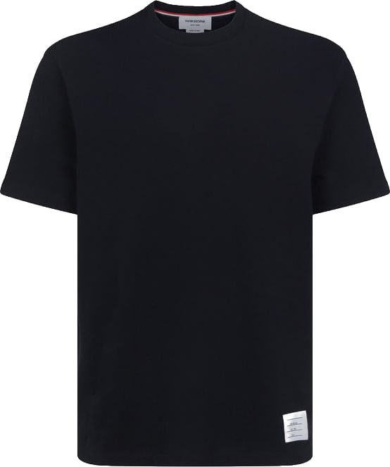 Thom Browne Blue Cotton T-Shirt Blauw