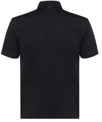 Thom Browne Gray Cotton Polo Shirt Grijs