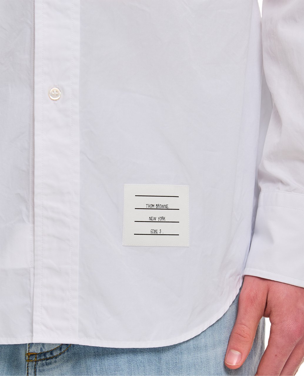 Thom Browne White Oxford Shirt – White Wit