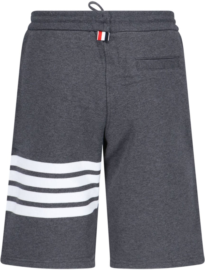 Thom Browne "4-Bar" Sport Shorts – Grey Grijs