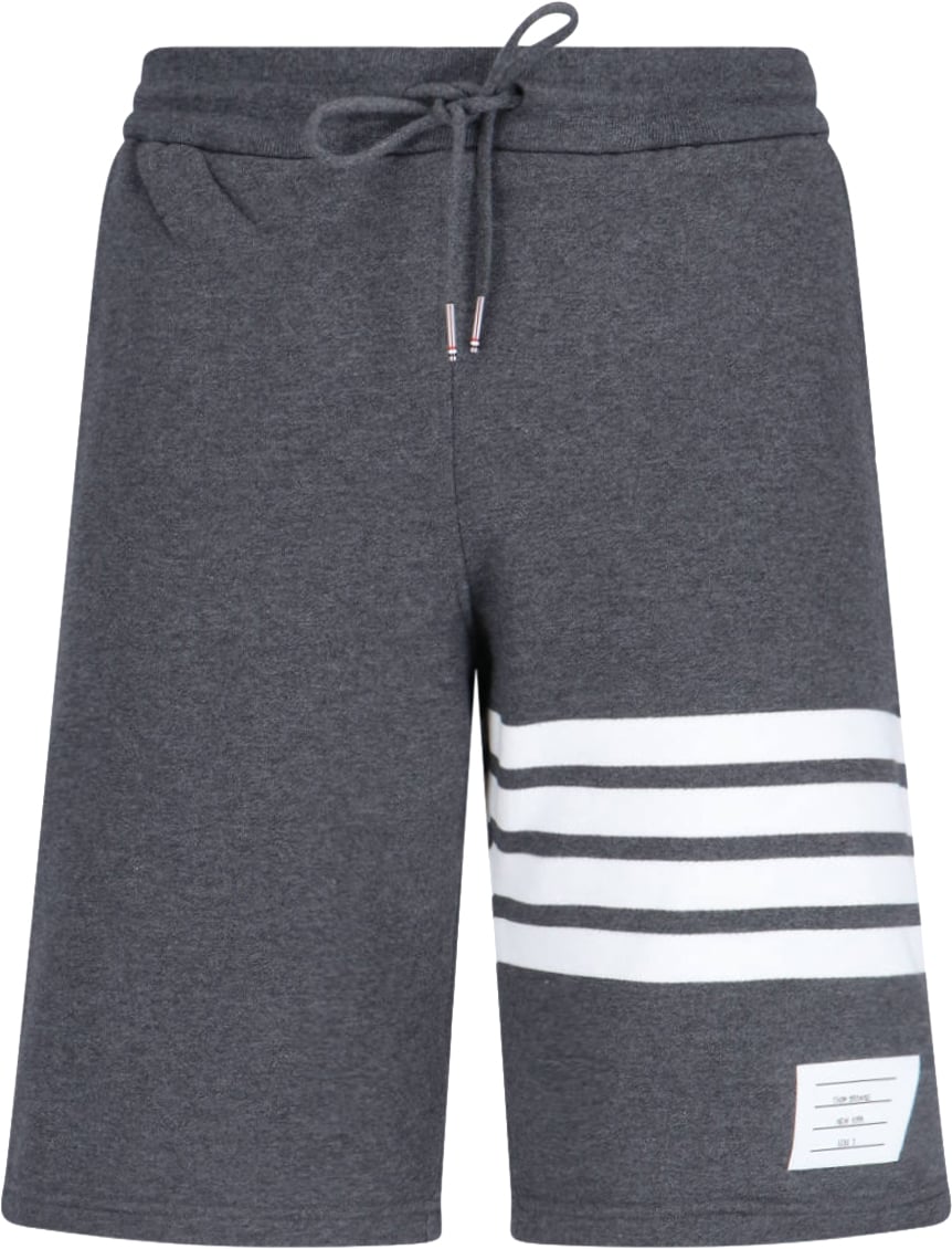 Thom Browne "4-Bar" Sport Shorts – Grey Grijs