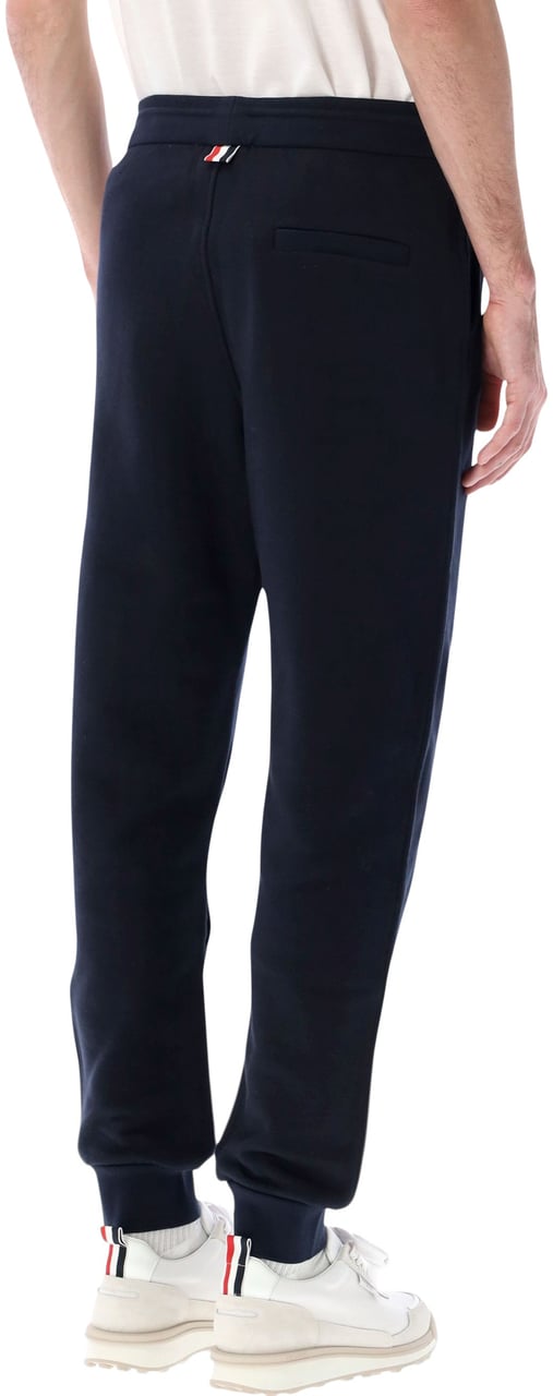 Thom Browne Sweatpants In Classic Loopback Blu Navy
