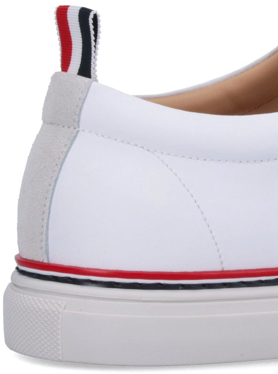 Thom Browne Tricolor Detail Sneakers – White Wit