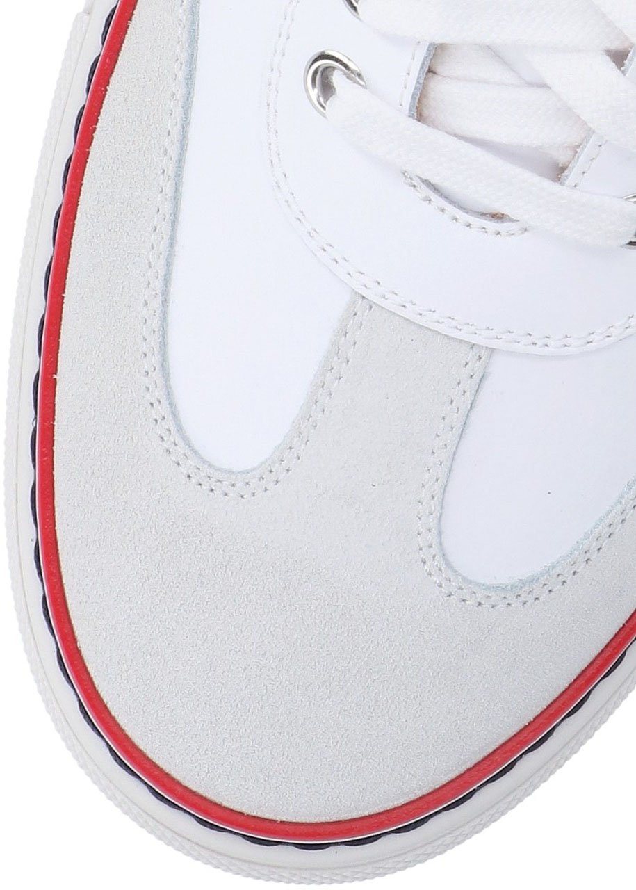 Thom Browne Tricolor Detail Sneakers – White Wit