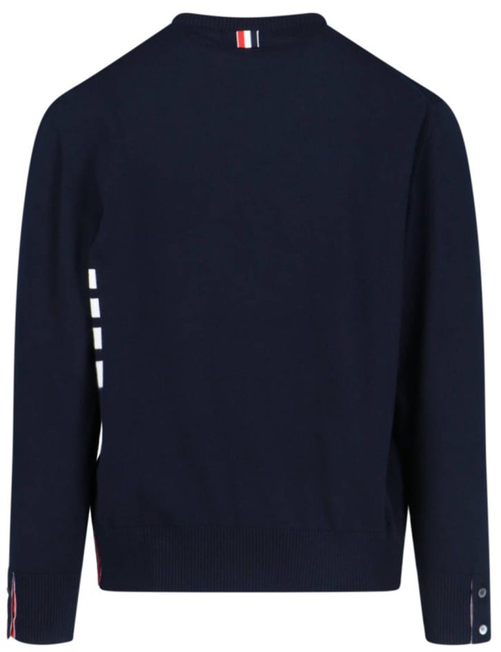 Thom Browne "4-Bar" Knit Sweater – Blue Blauw