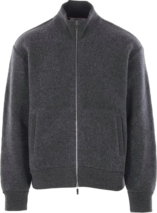 Thom Browne Wool Zip Jacket – Grey Grijs