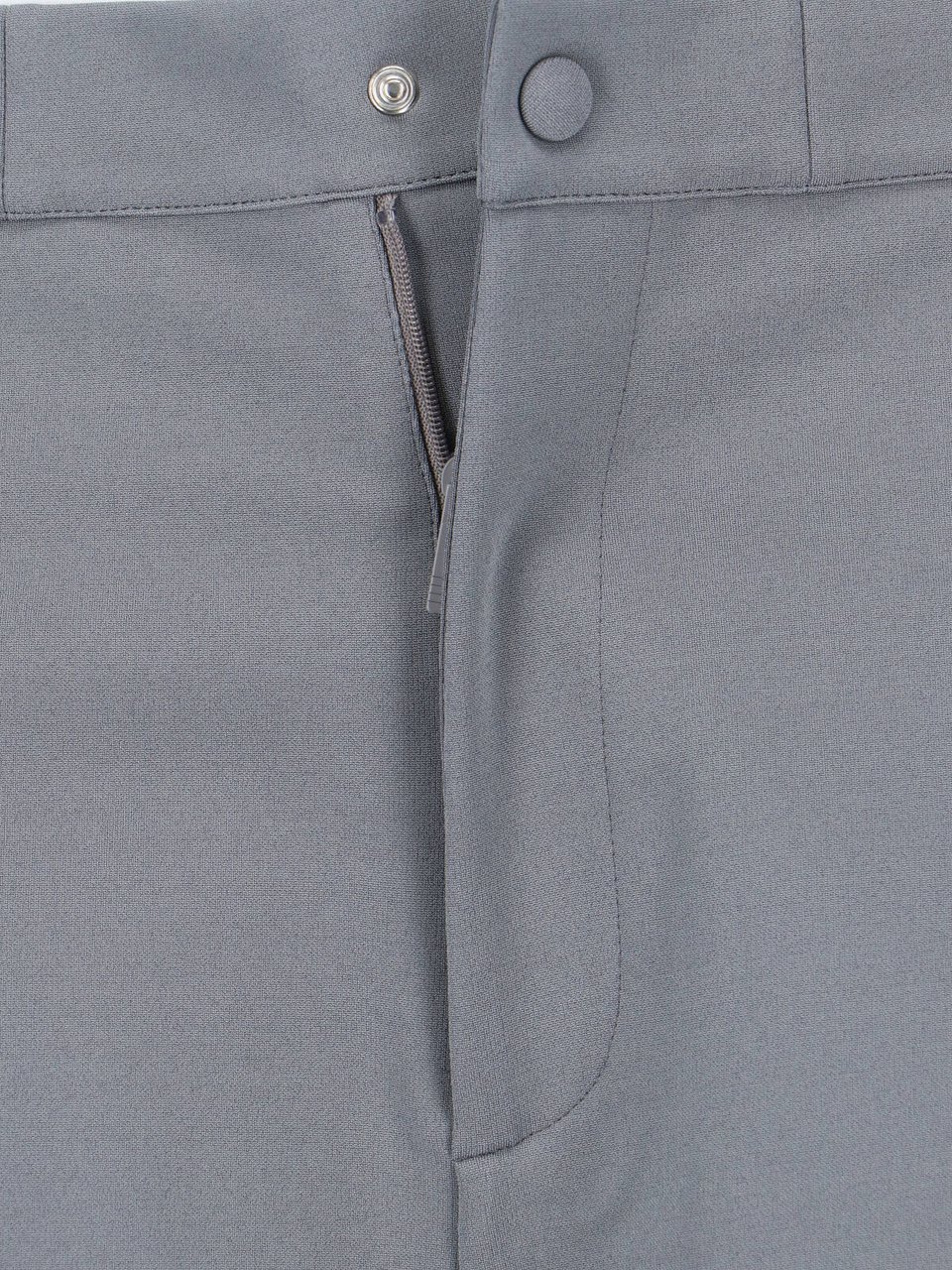 Thom Browne Grey 4-Bar Viscose Blend Straight Shorts Grijs