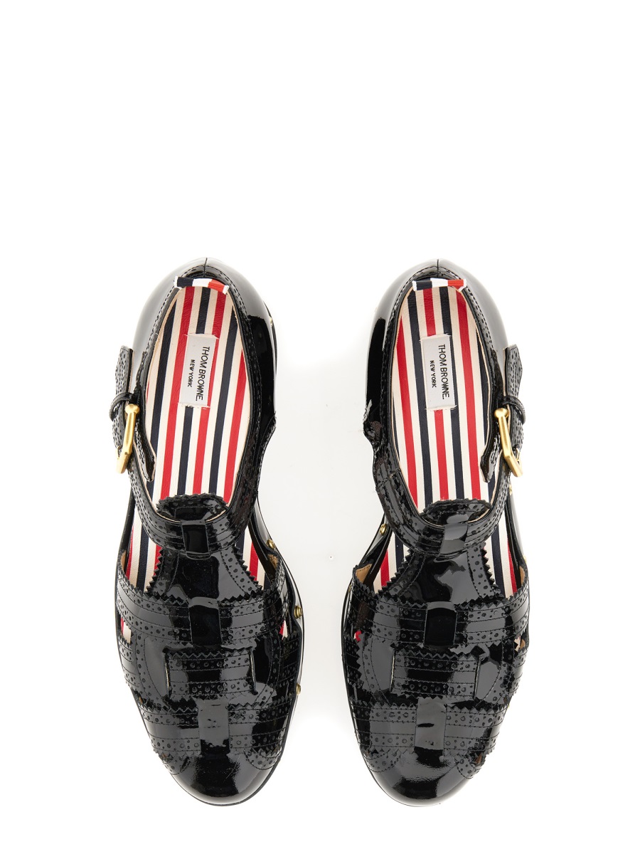 Thom Browne HEELED SANDAL Zwart