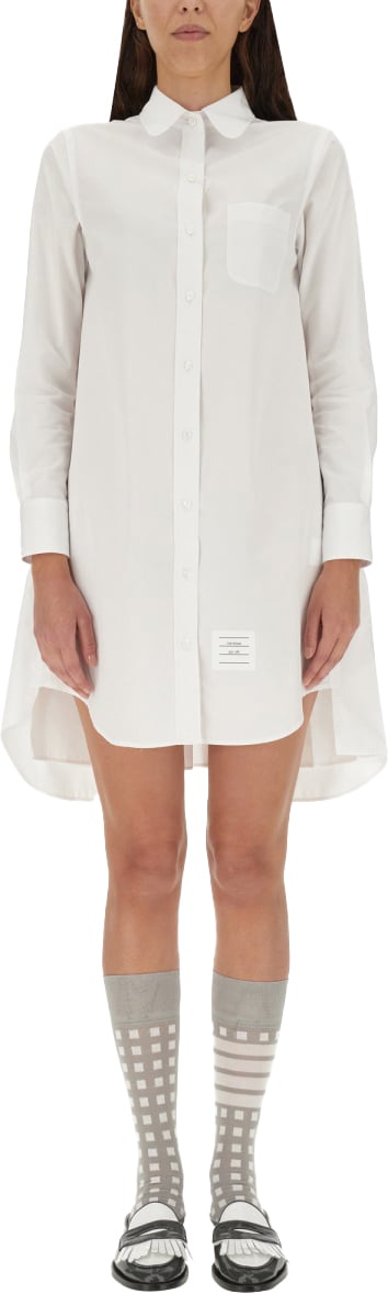 Thom Browne SHIRT DRESS Wit