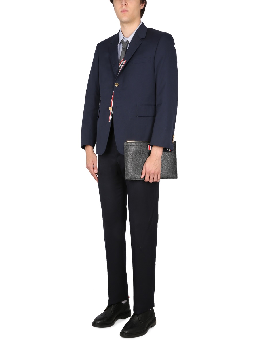 Thom Browne SINGLE-BREASTED JACKET Blauw