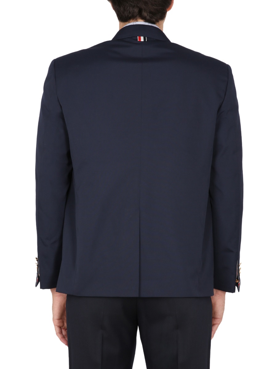 Thom Browne SINGLE-BREASTED JACKET Blauw