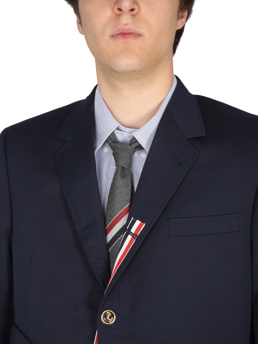 Thom Browne SINGLE-BREASTED JACKET Blauw