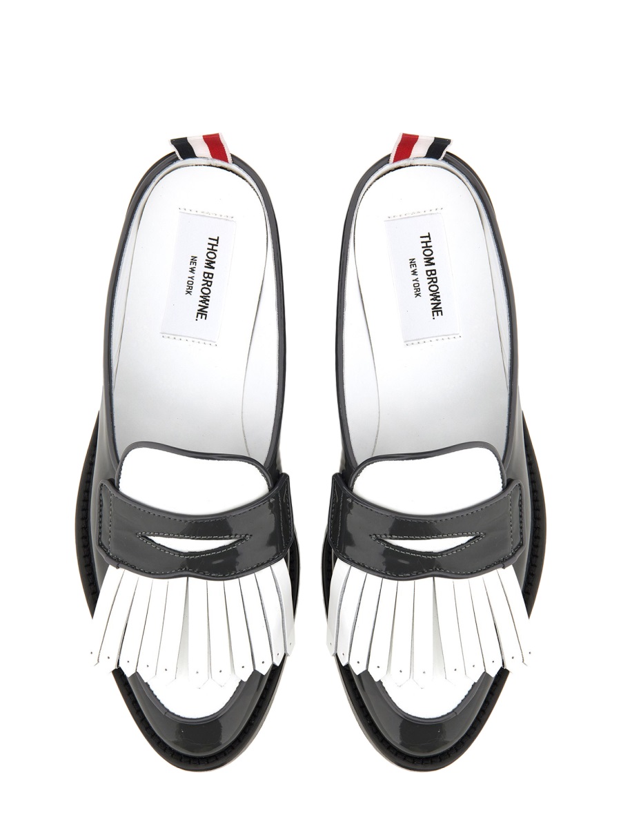 Thom Browne KILT VARSITY PENNY LOAFER Grijs