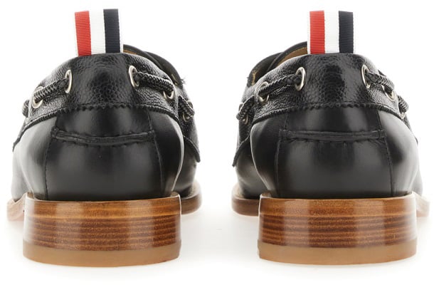 Thom Browne BOAT MOCCASIN Zwart