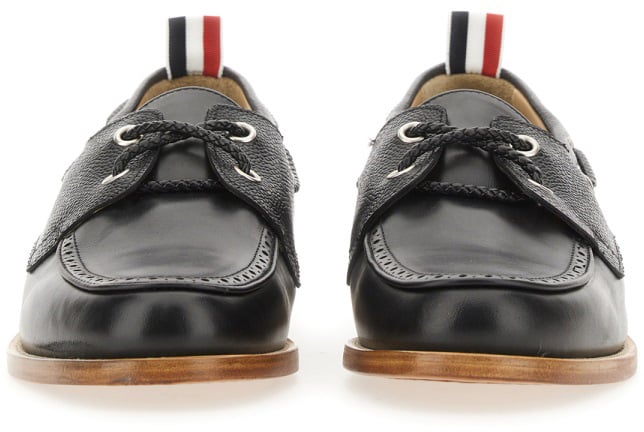 Thom Browne BOAT MOCCASIN Zwart