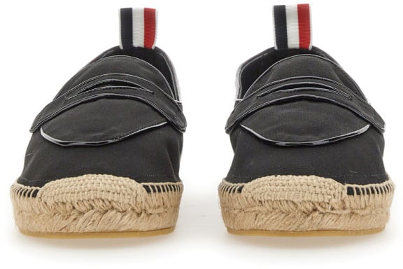 Thom Browne ESPADRILLE PENNY VARSITY Zwart