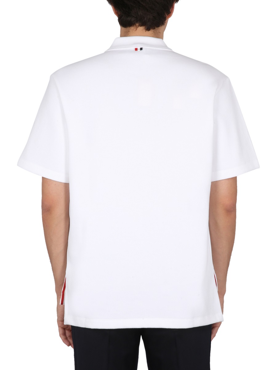Thom Browne COTTON POLO Wit