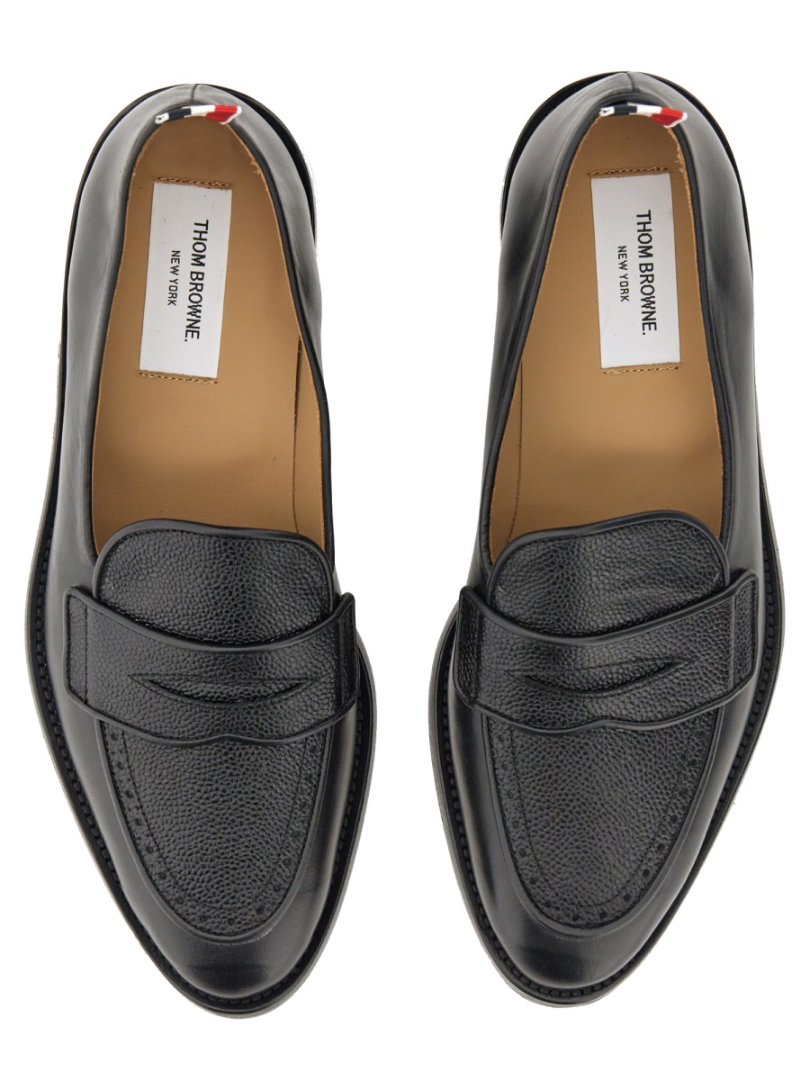 Thom Browne VARSITY PENNY LOAFER Zwart