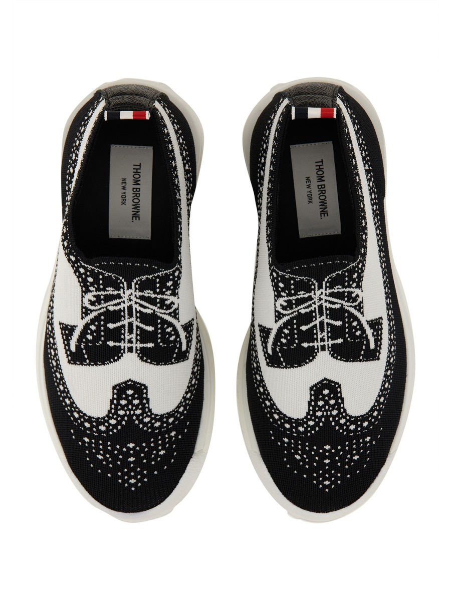 Thom Browne TECH RUNNER SNEAKER Zwart